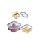 Westinghouse USA Square Food Storage Box Set   3 Sizes: 0.4L, 0.7L, 1.2L   Durable &amp; Stackable   BPA-Free &amp; Dishwasher-Safe