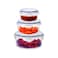 Westinghouse USA Round Food Storage Box Set   3 Sizes: 0.4L, 0.8L, 1.5L   BPA-Free   Airtight &amp; Leak-Proof   Durable &amp; Stackable