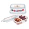Westinghouse USA 3-Piece Rectangle Glass Container Set   1050ml x 3   Airtight &amp; Leak-Proof   BPA-Free &amp; Microwave Safe