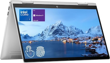 HP Envy x360 2-In-1 Laptop, 14.0&quot; Touchscreen FHD Display, Intel Core 7 150U Processor, 16GB RAM 512GB SSD, Bluebooth, Wi-Fi 6E, Fingerprint Reader, Backlit Keyboard, Windows 11 Pro, Silver