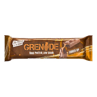 Grenade Low Sugar Fudged Up Fudge Flavour Protein Bar, 60g
