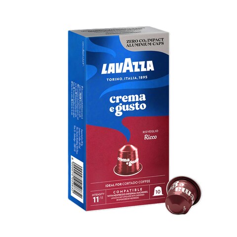 Lavazza Crema E Gusto Ricco Coffee Capsules, 50g
