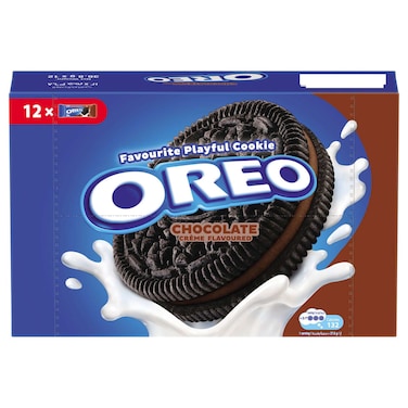 OREO Chocolate Creme Cookies Sandwich Biscuits, 36.8g Pack of 12