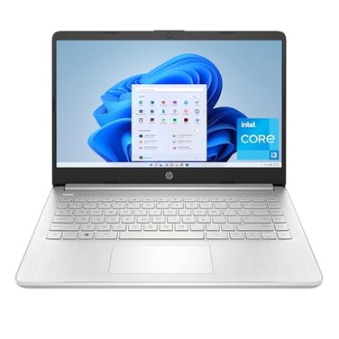 HP 14" Laptop, HD Display, Intel Core I3-1215U, 8GB RAM, 256GB SSD, Intel UHD Graphics, Windows 11 Home In S Mode, Natural Silver [Upgraded]