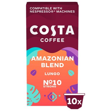 Costa Coffee Amazonian Blend Number 10 Coffee Capsules 10 Capsules