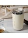 Travel Coffee Mug, 320ml Insulated Beverage Cup With Leakproof Lid, Long Lasting Coffee Tumbler With Lid And Straw, Travel Coffee Thermos &iuml;&frac14;&circ;White&iuml;&frac14;&permil;