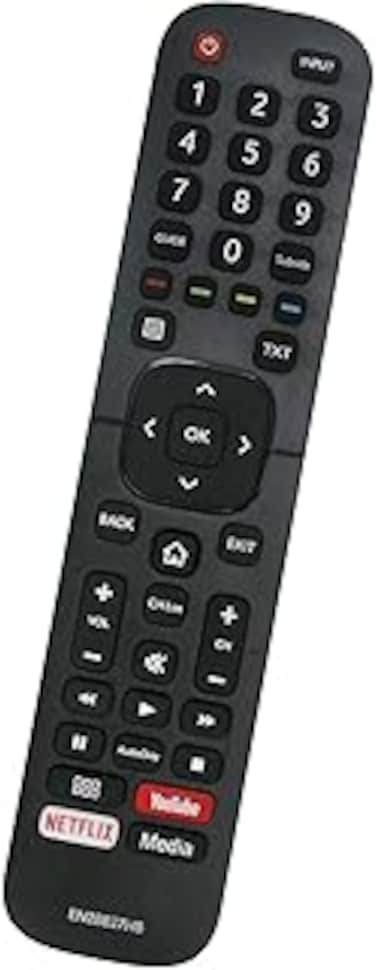 Replacement Compatible EN2BB27H B Remote Control Replace for TV Youtube Netflix H32A5600 H39AE5500 H32A5600UK H43A5600 H65A6100