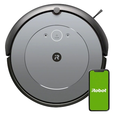 iRobot Roomba i1 Robot Vacuum Cleaner i115840, Ash, Wifi Connected