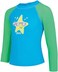 Zoggs Unisex Kids Superstar Long Sleeve Sun Top Rash Guard Shirt