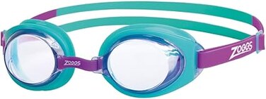 Zoggs Ripper Jnr Turquoise Purple Clear