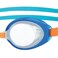 Zoggs Little Ripper Swim Goggles Blue Orange Clear &ndash; Anti-Fog Clear Lenses With UV Protection &amp; Adjustable Strap, Comfortable Leak-Resistant Toddler &amp; Kids Swimming Goggles