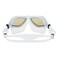 Zoggs Horizon Flex Mask Titanium Clear White Mirrored Blue