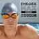 Zoggs Endura Max Swim Goggles White Blue Tint, Anti-Fog UV Protection Lenses, Soft-Seal Comfort Gasket, Adjustable Strap &amp; Nose Bridge, Ideal for Fitness &amp; Everyday Swimming, 461110-BLLBTBL