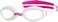 Zoggs Endura Max Swim Goggles White Pink Clear, Anti-Fog UV Protection Lenses, Soft-Seal Comfort Gasket, Adjustable Strap &amp; Nose Bridge, Ideal for Fitness &amp; Everyday Swimming, 461110-WHPKCLR