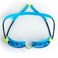 Zoggs Predator Junior Swim Goggles Blue Lime Clear Anti-Fog UV Protection Lenses, Ultra-Fit Comfort Gasket, Adjustable Strap, Ideal for Aged 6&ndash;14 for Training &amp; Racing, 461319-BLLMCLR