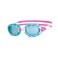 Zoggs Predator Junior Swim Goggles Pink Turquoise Tint Blue, Anti-Fog UV Protection Lenses, Ultra-Fit Comfort Gasket, Adjustable Strap, Ideal for Aged 6&ndash;14 for Training &amp; Racing, 461319-PKTQTBL
