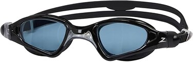 Zoggs Spectra Swimming Goggles Anti-fog Watertight Design, Micro Adjustable, Intelligent Fit, Improved Comfort, Black/Grey - Tint Smoke Lens