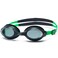 Zoggs Bondi Swim Goggles Black Green Tint Smoke &ndash; UV Protection Anti-Fog Lenses With Adjustable Strap &amp; Comfortable Seal, Adult Swimming Goggles for Pool &amp; Outdoor Training