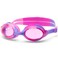 Zoggs Bondi Junior Swim Goggles Violet Pink Tint Pink &ndash; Anti-Fog Tinted Lenses With UV Protection &amp; Adjustable Strap, Comfortable Leak-Resistant Kids Swimming Goggles for Pool &amp; Outdoor Use