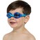 Zoggs Little Bondi Swim Goggles Light Blue Blue Tint Blue &ndash; Anti-Fog UV Protection Lenses With Adjustable Strap, Comfortable Leak-Resistant Toddler &amp; Kids Swimming Goggles for Pool Use