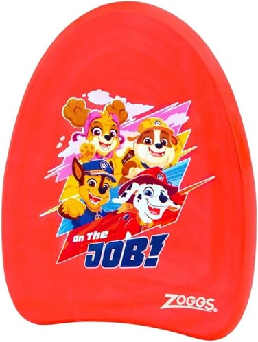 Zoggs Paw Patrol Mini Kickboard for Kids, High-Density EVA Swim Training Board With Character Prints to Build Kick Technique &amp; Water Confidence, 467453-RD