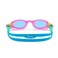 Zoggs Junior Phantom 2.0 Anti-Fog UV Protection Quick-Adjust No-Leak Comfortable Soft Silicone Swimming Goggles, 6-14 Years, Pink/Turquoise - Tinted Blue Lens