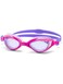Zoggs Sonic Air 2.0 Junior Swim Goggles Blue Pink Violet Tint Purple &ndash; Air Cushion Anti-Fog UV Protection Lenses With Adjustable Strap, Leak-Resistant Kids Performance Swimming Goggles