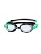 Zoggs Otter Swim Goggles Black Green Clear &ndash; Anti-Fog Clear Lenses With UV Protection &amp; Adjustable Strap, Comfortable Leak-Resistant Goggles for Kids Swimming Lessons &amp; Pool Training