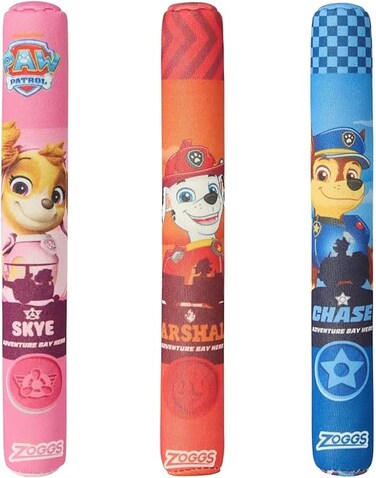 Zoggs Paw Patrol Dive Sticks 3 Pack &ndash; Sinking Pool Toys for Kids Swim Training &amp; Underwater Diving Practice, Colorful Weighted Water Sticks for Swimming Lessons, Pool Games &amp; Water Confidence Ages 3+