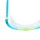 Zoggs Super Seal Junior Swim Mask Aqua Lime Clear &ndash; Anti-Fog Clear Lens With UV Protection &amp; Adjustable Strap, Leak-Resistant Wide Vision Kids Swimming Mask for Pool &amp; Outdoor Use