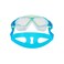 Zoggs Super Seal Junior Swim Mask Aqua Lime Clear &ndash; Anti-Fog Clear Lens With UV Protection &amp; Adjustable Strap, Leak-Resistant Wide Vision Kids Swimming Mask for Pool &amp; Outdoor Use