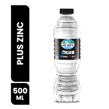 العين بلاس مياه المدعمة بالزنك وخالي من الصوديوم 500 ملل