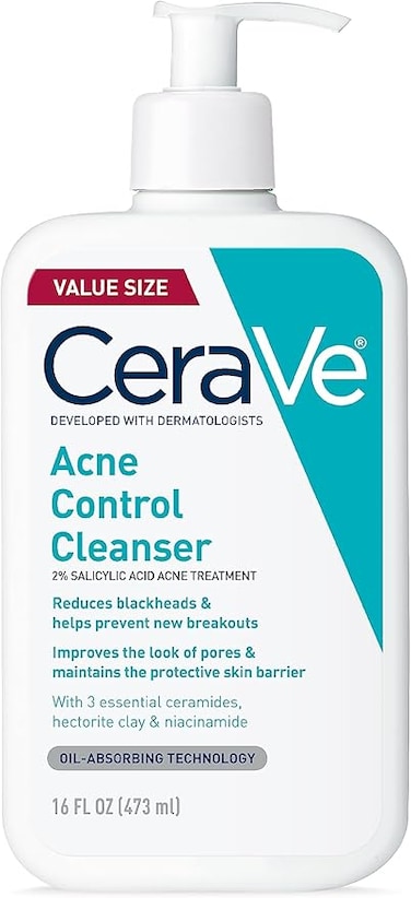CeraVe 2% Salicylic Acid Acne Face Wash - Purifying Clay Cleanser for Oily Skin,16 fl oz, (Pack of 1)
Acne Control Cleanser