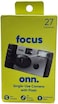 Onn Focus Disposable Single Use Camera With Flash 33mm 5MP - Black (International Version)