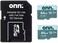 Keep Onn. Memory Card Micro SD (2 PACK) With Adapter 100MB/S 64GB (International Version)