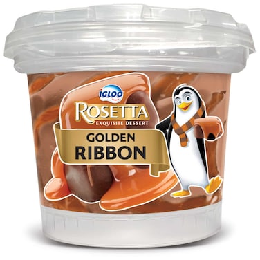 Igloo Rosetta Golden Ribbon Ice Cream Cup, 150ml