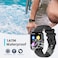 PEJE Smart Watches For Men,1.83" Display,Prayer Alerts,Arabic Support,Bluetooth Calls,1ATM Waterproof,Spo2/Hr/Sleep Tracking,123+ Sports Modes,7-Day Battery (280mah),Ios/Android.(Pink)