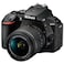 Nikon D5600 DSLR Camera with AF-P DX 18-55mm f/3.5-5.6G VR Lens, 24.2 MP, Black