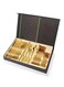 24 Piece Stainless Steel Cutlery Set with Sleek Mirror Finish Includes Knives Forks Spoons and Teaspoons for Dinner and Gift Use