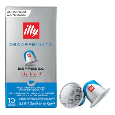 إيلي كبسولات قهوة إسبريسو ديكافيناتو، 10 كبسولات، 57 غرام
