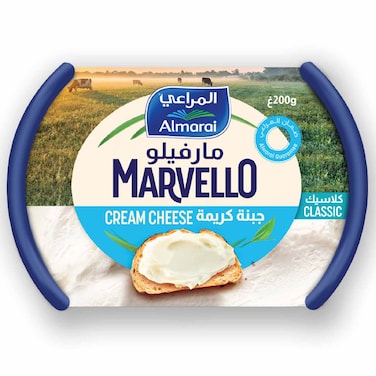 المراعي جبن كريمي مارفيلو قابل للدهن، 200 غرام