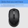 HP S1000 Plus Silent USB Wireless Computer Mute Mouse 1600DPI USB (7YA12PA)