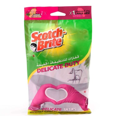 سكوتش برايت  قفازات لليد الحساسة مقاس كبير