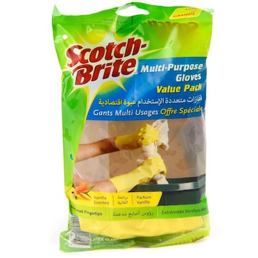 3M Scotch-Brite Multi-Purpose Gloves Vanilla Scented Large 2 PCS