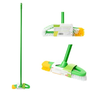 Scotch Brite Twister Plus Floor Brush With Green Stick