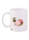 Cartoon Printed Coffee Mug White/Pink/Red