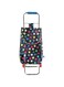 Hardify Foldable Shopping Trolley, Portable Shopping Cart, Grocery Cart, Shopping Cart with Wheels, Lightweight Shopping Bag (Stars)