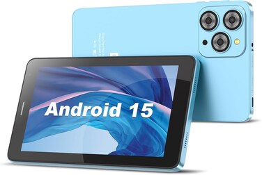 C idea 7" Smart Tablet,Tablet Android 15,8GB RAM+256GB ROM/ 512GB Expandable Tableta,1024 * 600 IPS 7'' HD Touch Screen, 8MP Camera, WiFi, Game, Bluetooth, CM517 Blue