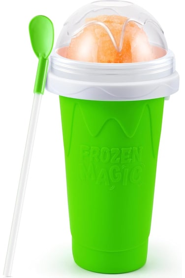 Slushy Cup Frozen Magic Slushie Maker &ndash; Fun Squeeze Gadget for All Ages Assorted Colors