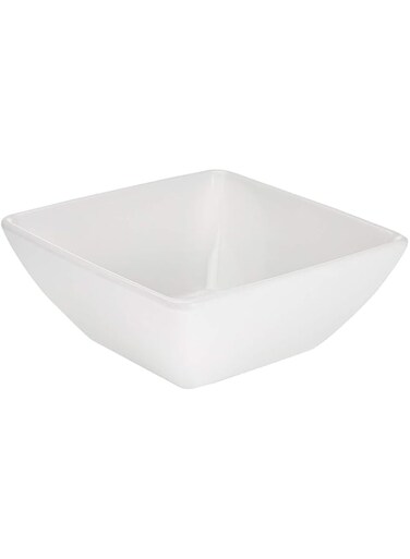 Harmony 10 Inch Square Bowl - White
